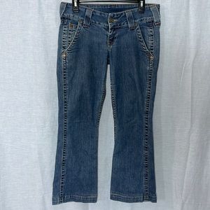 Vintage True Religion Low Rise Flare Jeans